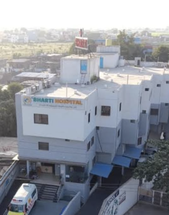 Bharti Hospital in Bhopal — client site with 22 trained Supercare housekeeping and facility management staff deployed
